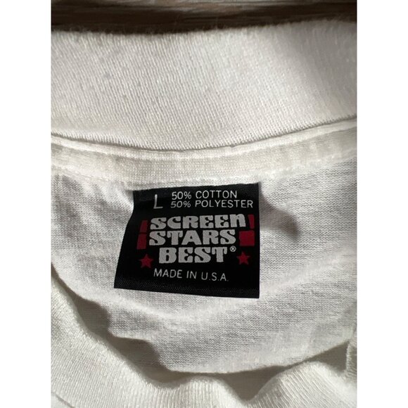 Vintage 1990 Screen Stars Best The Simpsons Bart Simpson T-Shirt Size L K3 - Picture 4 of 6